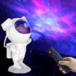 Astronaut Star Projector Galaxy Light, 360° Space Man Buddy Projector Sky LED Night Light Space Starlight Planetarium Spaceman Lamp Gifts for Kids